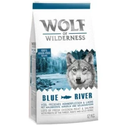Dubbelpak 2 X 12 Kg Wolf Of Wilderness Hondenvoer -Exporteren Bitiba winkel 65191 PLA WolfofWilderness Trockenfutter Blue River 12kg 6