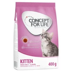 Concept For Life Kitten Kattenvoer - Verbeterde Receptuur! -Exporteren Bitiba winkel 66376 pla concept for life kitten 400 g 2