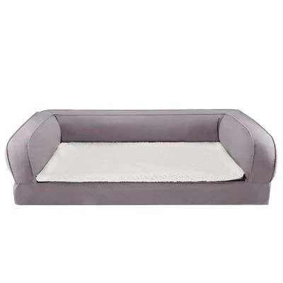 Orthopedische Hondenbank Grijs 6 Orthopedische Hondenbank Grijs - Afbeelding 4