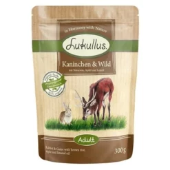 Voordeelpakket Lukullus Maaltijdzakjes 24 X 300 G -Exporteren Bitiba winkel 68113 lukullus kaninchen wild 300 g 3