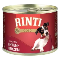 Rinti Gold 12 X 185 G Hondenvoer -Exporteren Bitiba winkel 70641 pla rinti gold entenherzen 185g 6 1