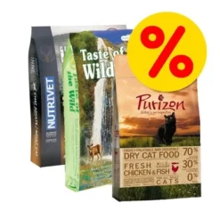 Graanvrij Probeerpakket: Purizon + Nutrivet + Taste Of The Wild Kattenvoer