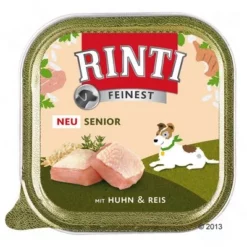 RINTI Fijnste 11 X 150 G Hondenvoer 40 RINTI Fijnste 11 X 150 G Hondenvoer -Exporteren Bitiba winkel 7535 rintifeinestseniorreis 5