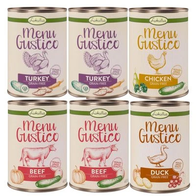 Voordeelpakket Lukullus Menu Gustico 24 X 400 G Hondenvoer 4 Voordeelpakket Lukullus Menu Gustico 24 X 400 G Hondenvoer - Afbeelding 2