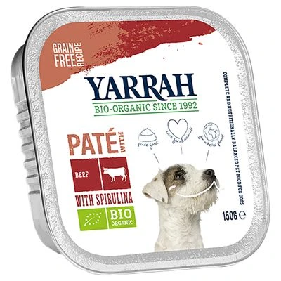 Yarrah Wellness Bio Paté 12 X 150 G Hondenvoer 4 Yarrah Wellness Bio Paté 12 X 150 G Hondenvoer - Afbeelding 2