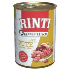 Voordeelpakket 12 X 400 G Rinti "Kennerfleisch" -Exporteren Bitiba winkel 8490 pla bilder rinti kennerfleisch pute 400g hs 01 5