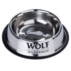 Wolf Of Wilderness Antislip RVS Voerbak Voor Honden