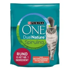 Purina ONE Dual Nature Sterilized Rund Met Spirulina Kattenvoer