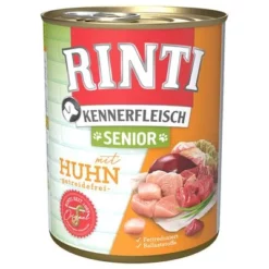 RINTI Senior "Kennerfleisch" 6 X 400 G -Exporteren Bitiba winkel 98836 pla bilder rinti kennerfleisch senior huhn 800g hs 01 9