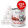 Voordeelpakket 12 X 800 G Wolf Of Wilderness Scharrelvlees Hondenvoer