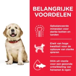 Hill's Science Plan Puppy Large Breed Kip -Exporteren Bitiba winkel atf8 604386 key benefits 4