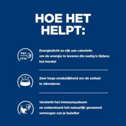 Hill's Prescription Diet Canine A/D Restorative Care Honden- En Kattenvoer Met Kip -Exporteren Bitiba winkel atf 605598 how it helps 3