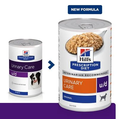 Hill's Prescription Diet Canine U/D Urinary Care Hondenvoer Original -Exporteren Bitiba winkel atf 605632 packaging transition 7