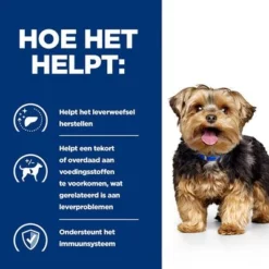 Hill's Prescription Diet Canine L/D Liver Care Hondenvoer Original -Exporteren Bitiba winkel atf 605678 how it helps 8 1