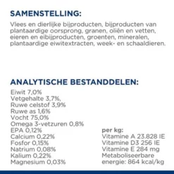 Hill's Prescription Diet Metabolic + Mobility -Exporteren Bitiba winkel atf 607714 ingredient panel 7