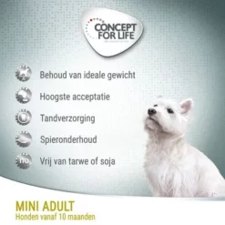 Concept For Life Mini Adult Hondenvoer -Exporteren Bitiba winkel cfl board dog miniadult 1