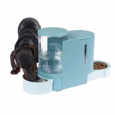 TIAKI Voer- En Waterdispenser, Lichtblauw 5 TIAKI Voer- En Waterdispenser, Lichtblauw - Afbeelding 3