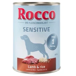 Voordeelpakket Rocco Sensitive 24 X 400 G -Exporteren Bitiba winkel etikett rocco nf sensitive 400g lamm 1000x1000 0