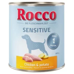 Rocco Sensitive 6 X 800 G -Exporteren Bitiba winkel etikett rocco nf sensitive 800g huhn 1000x1000 8 1