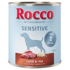 Rocco Sensitive 6 X 800 G -Exporteren Bitiba winkel etikett rocco nf sensitive 800g lamm 1000x1000 4 1