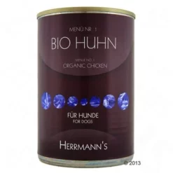 Herrmann's Menu Smulpakket 12 X 400 G -Exporteren Bitiba winkel herrmanns men hundhuhn1 400 3