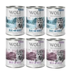 Voordeelpakket 12 X 400 G Wolf Of Wilderness JUNIOR Scharrelvlees -Exporteren Bitiba winkel jr mix 400 g ohne icon 1000x1000 6