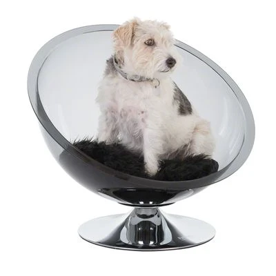 Retro Hondenmand Pet Nest Grey 5 Retro Hondenmand Pet Nest Grey - Afbeelding 3