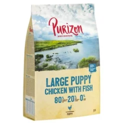 Purizon Puppy Large Kip & Vis Hondenvoer -Exporteren Bitiba winkel purizon largepuppy chickenfish 1kg 1000x1000 0