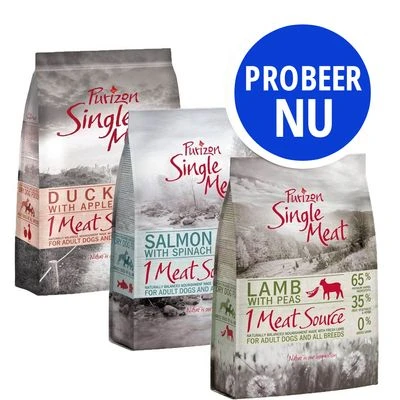 Probeerpakket: Purizon Single Meat 3 X 1 Kg 3 Probeerpakket: Purizon Single Meat 3 X 1 Kg