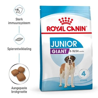 Royal Canin Giant Junior Hondenvoer 4 Royal Canin Giant Junior Hondenvoer - Afbeelding 2