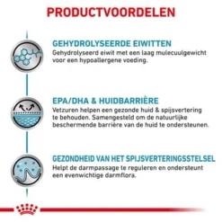 Royal Canin Veterinary - Hypoallergenic Hondenvoer -Exporteren Bitiba winkel rc vet dry doghypo cv eretailkit 3 nl nl 1