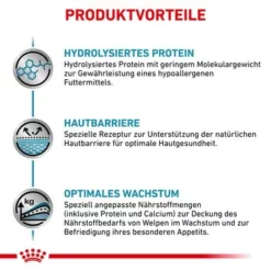 Royal Canin Veterinary Canine Hypoallergenic Puppy -Exporteren Bitiba winkel rc vet dry doghypopu cv eretailkit 3 de de 4
