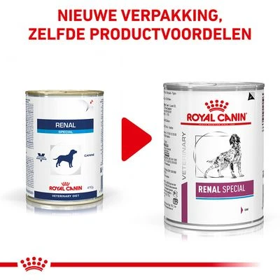 Royal Canin Veterinary Renal Special Mousse Hondenvoer 4 Royal Canin Veterinary Renal Special Mousse Hondenvoer - Afbeelding 2