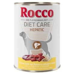 Rocco Diet Care Hepatic Kip Met Havervlokken & Hüttenkäse 400g Hondenvoer