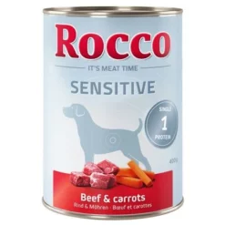 Voordeelpakket Rocco Sensitive 24 X 400 G -Exporteren Bitiba winkel rocco sensitive beefcarrots 400g 1000x1000 4