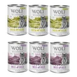 Voordeelpakket 12 X 400 G Wolf Of Wilderness SENIOR Scharrelvlees -Exporteren Bitiba winkel sr mix 400g ohne icon 1000x1000 1