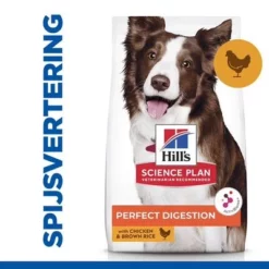 Hill's Science Plan Adult Perfect Digestion Medium Breed Hondenvoer