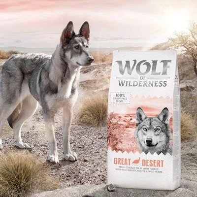Wolf Of Wilderness Adult 'Great Desert' Hondenvoer - Kalkoen 6 Wolf Of Wilderness Adult 'Great Desert' Hondenvoer - Kalkoen - Afbeelding 4