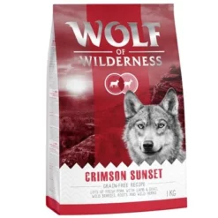 Wolf Of Wilderness 'Crimson Sunset' - Lam & Geit Hondenvoer -Exporteren Bitiba winkel wow crimsonsunset 1kg 1000x1000 1 9