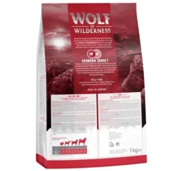 Wolf Of Wilderness 'Crimson Sunset' - Lam & Geit Hondenvoer -Exporteren Bitiba winkel wow crimsonsunset 1kg back 1000x1000 1 2