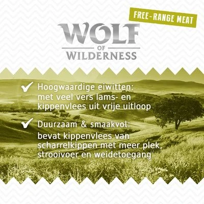 Wolf Of Wilderness Senior "Scharrelvlees" 6 X 400 G Hondenvoer 8 Wolf Of Wilderness Senior "Scharrelvlees" 6 X 400 G Hondenvoer - Afbeelding 6