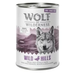 Extra Voordelig! 6 X 400 G / 800 G Wolf Of Wilderness "Scharrelvlees" -Exporteren Bitiba winkel wow freerange wildhills 400g 1000x1000 7
