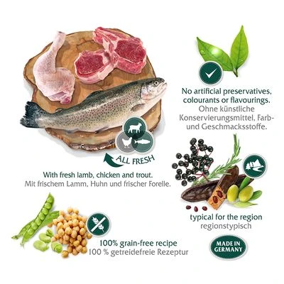 Wolf Of Wilderness - The Taste Of The Mediterranean Hondenvoer 4 Wolf Of Wilderness - The Taste Of The Mediterranean Hondenvoer - Afbeelding 2