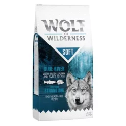 Wolf Of Wilderness 'Soft - Blue River' - Zalm Hondenvoer