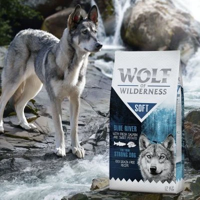 Wolf Of Wilderness 'Soft - Blue River' - Zalm Hondenvoer 7 Wolf Of Wilderness 'Soft - Blue River' - Zalm Hondenvoer - Afbeelding 5